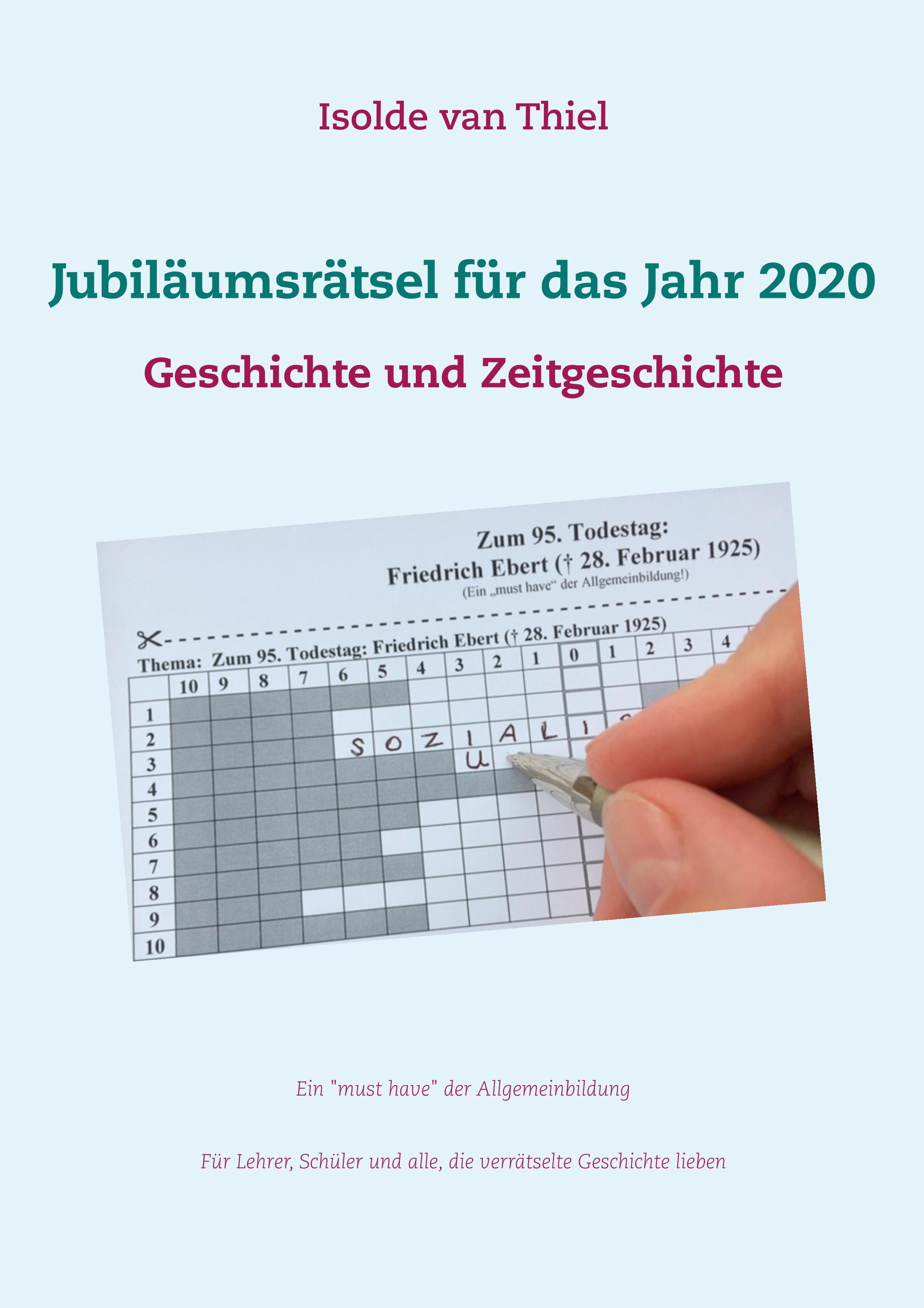 Jubiläumsrätsel für das Jahr 2020