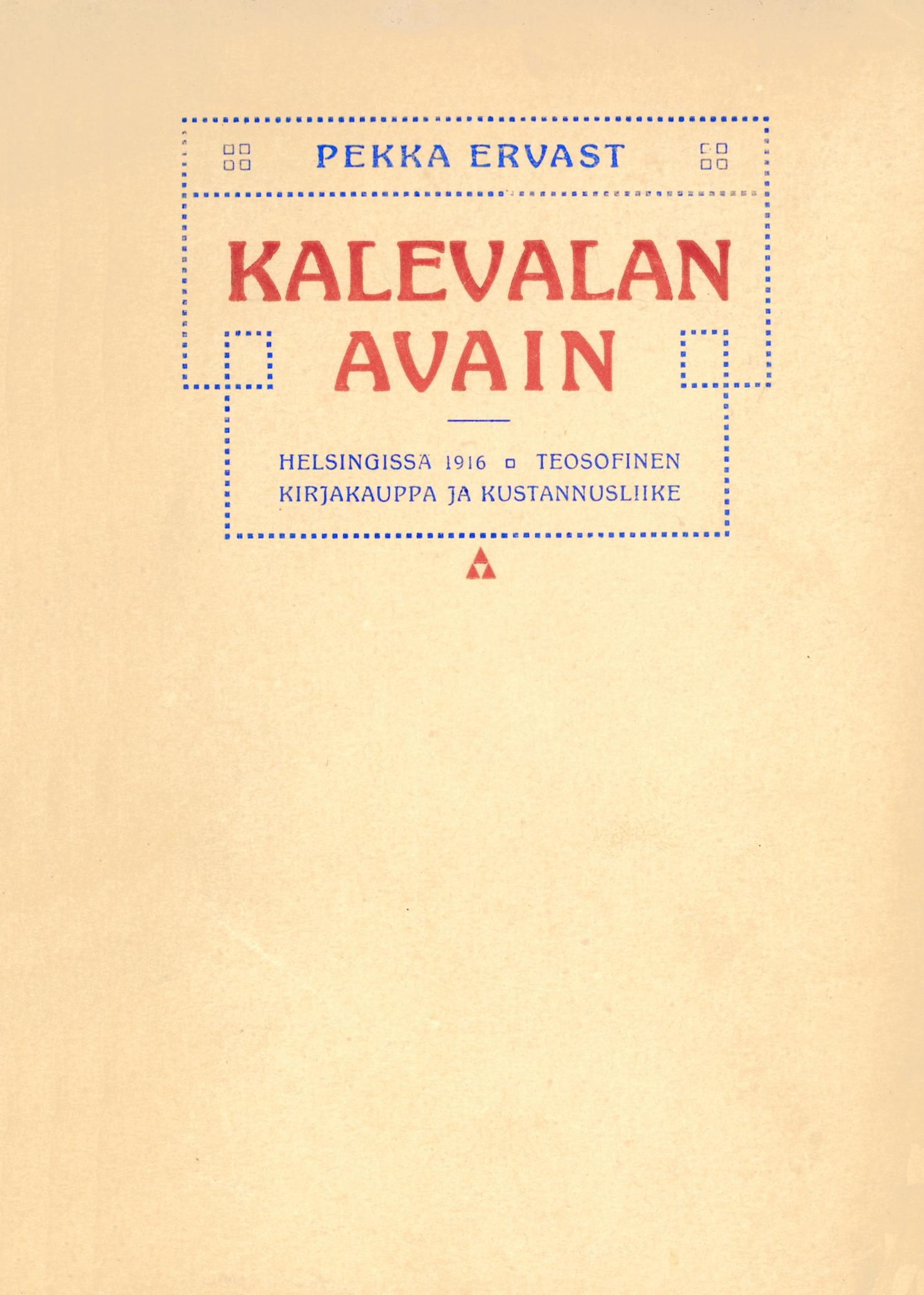 Kalevalan avain