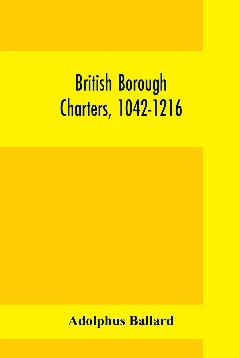 British borough charters, 1042-1216