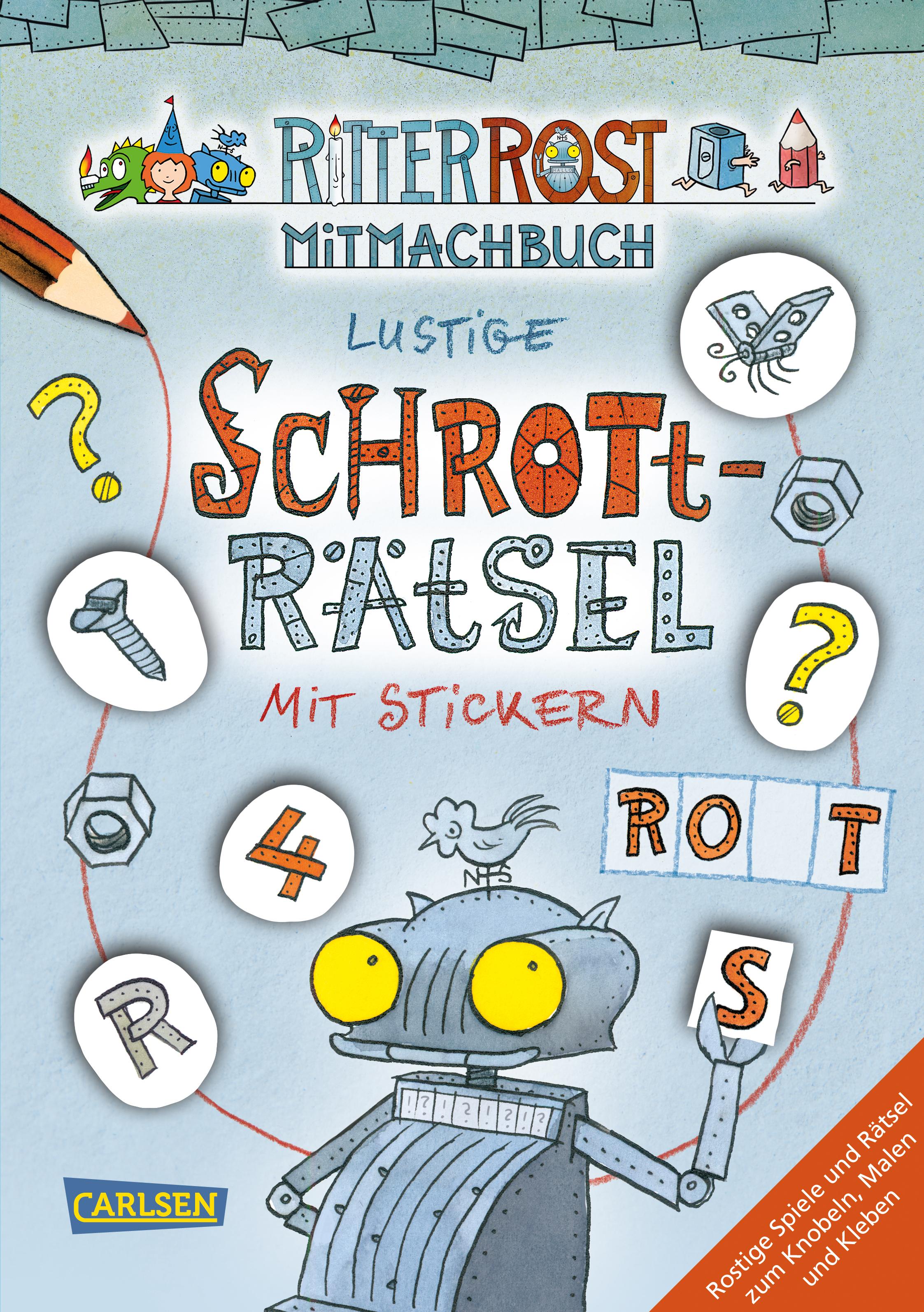 Ritter Rost: Lustige Schrott-Rätsel mit Stickern