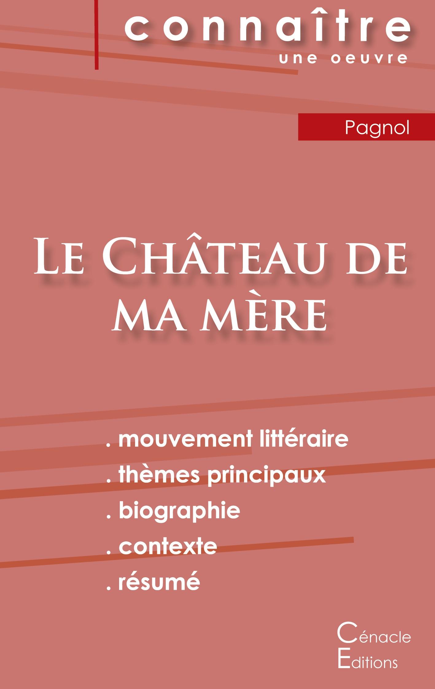 Fiche de lecture Le Château de ma mère de Marcel Pagnol (Analyse littéraire de référence et résumé complet)