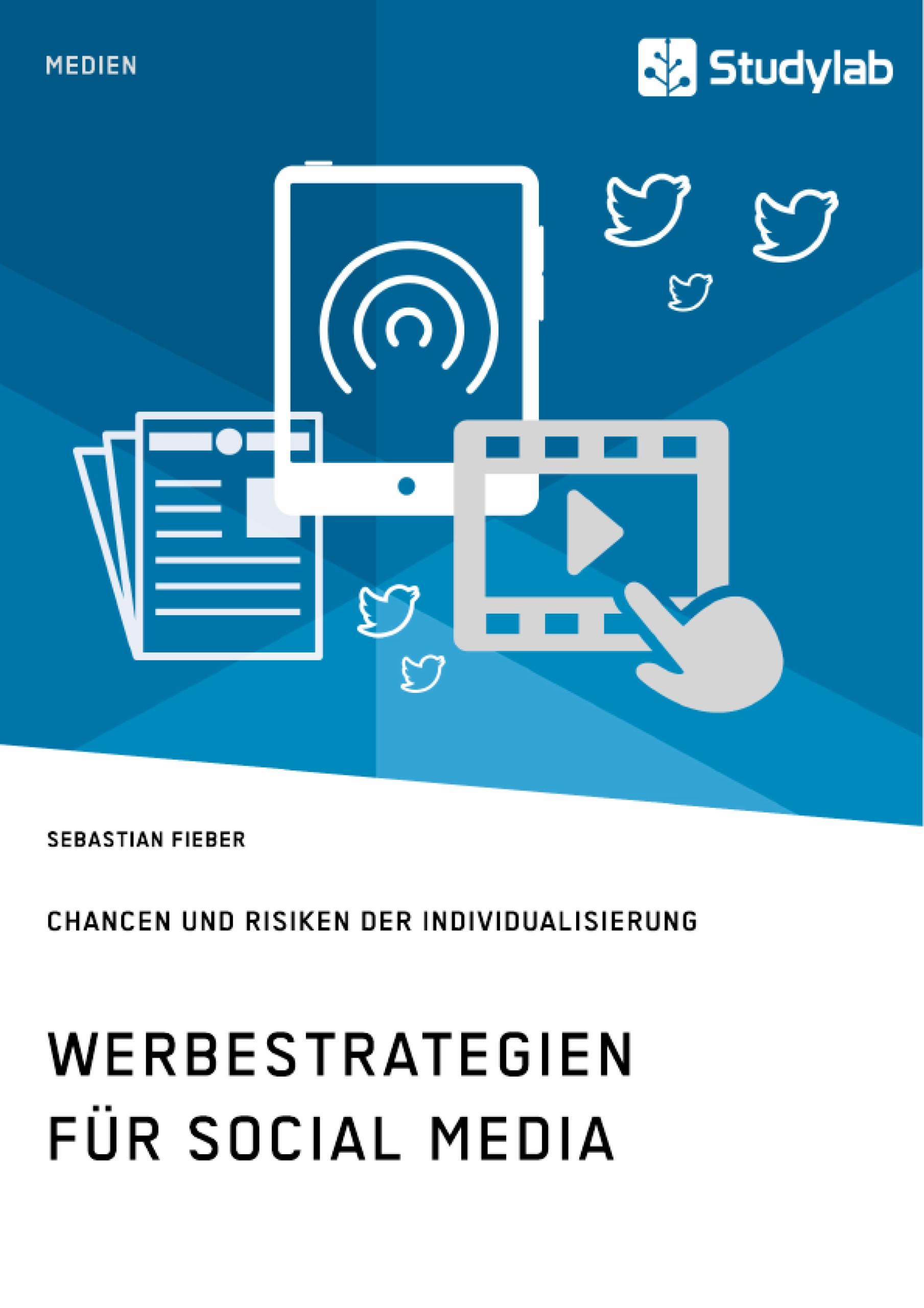 Werbestrategien für Social Media. Chancen und Risiken der Individualisierung