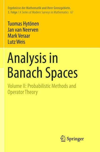 Analysis in Banach Spaces