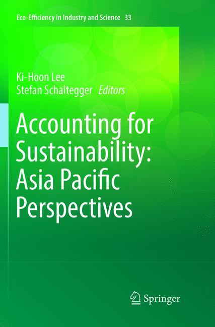 Accounting for Sustainability: Asia Pacific Perspectives