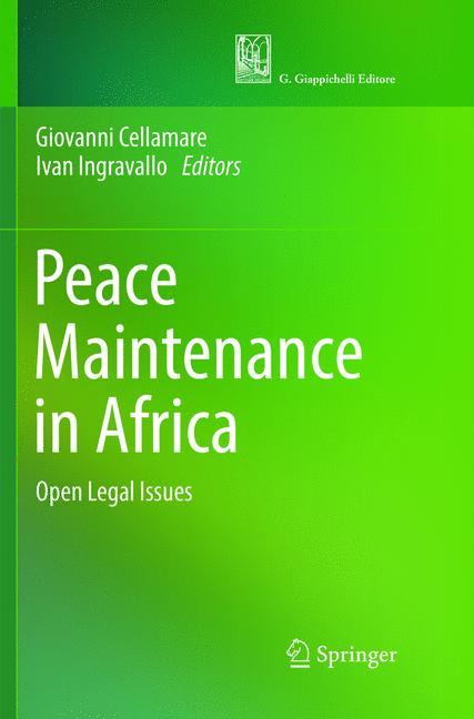 Peace Maintenance in Africa