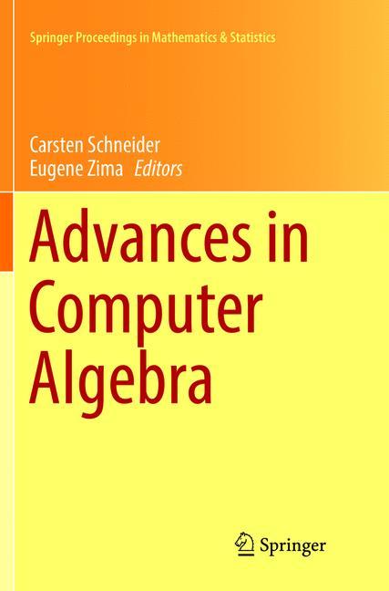 Advances in Computer Algebra