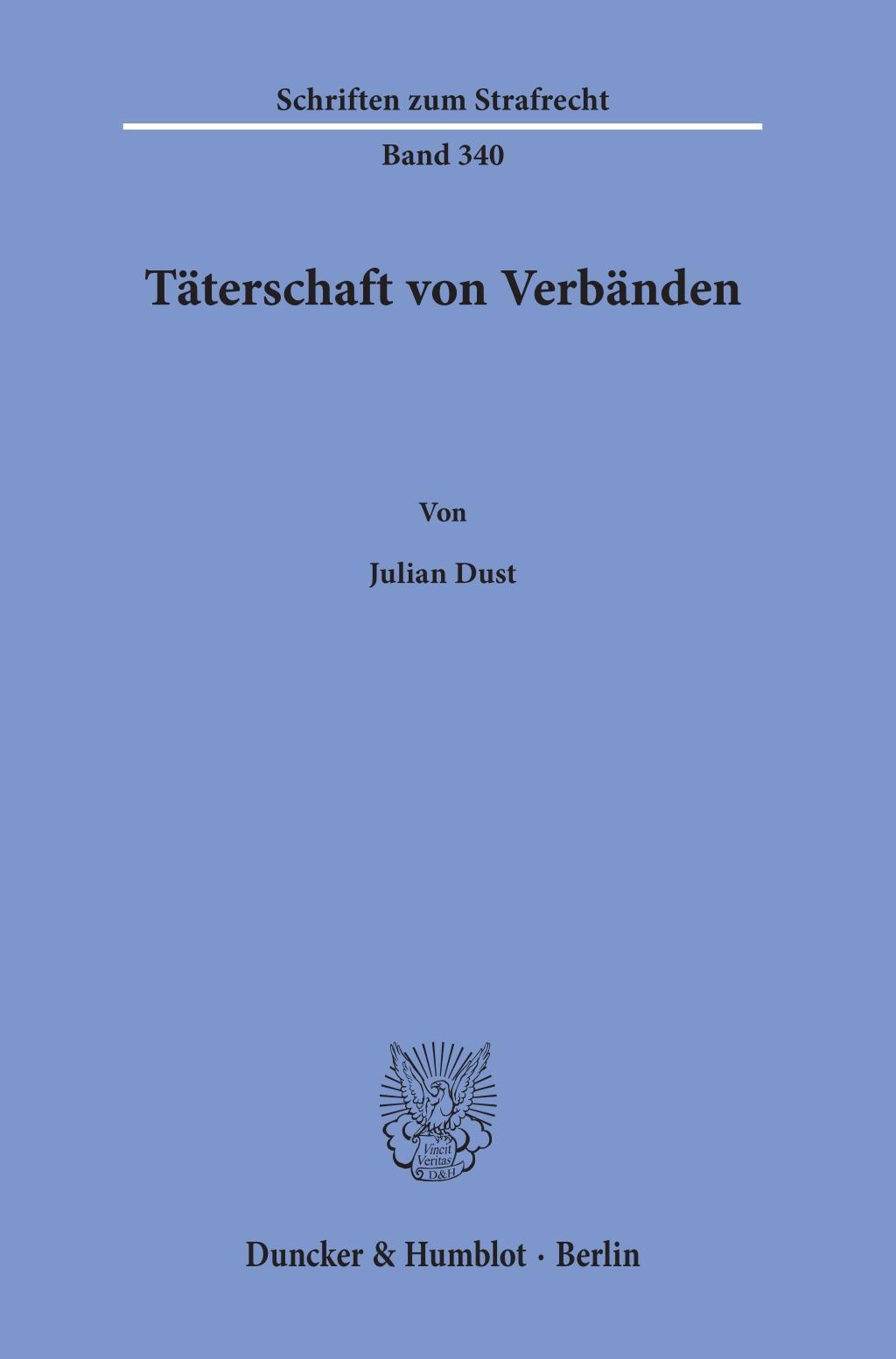 Täterschaft von Verbänden.