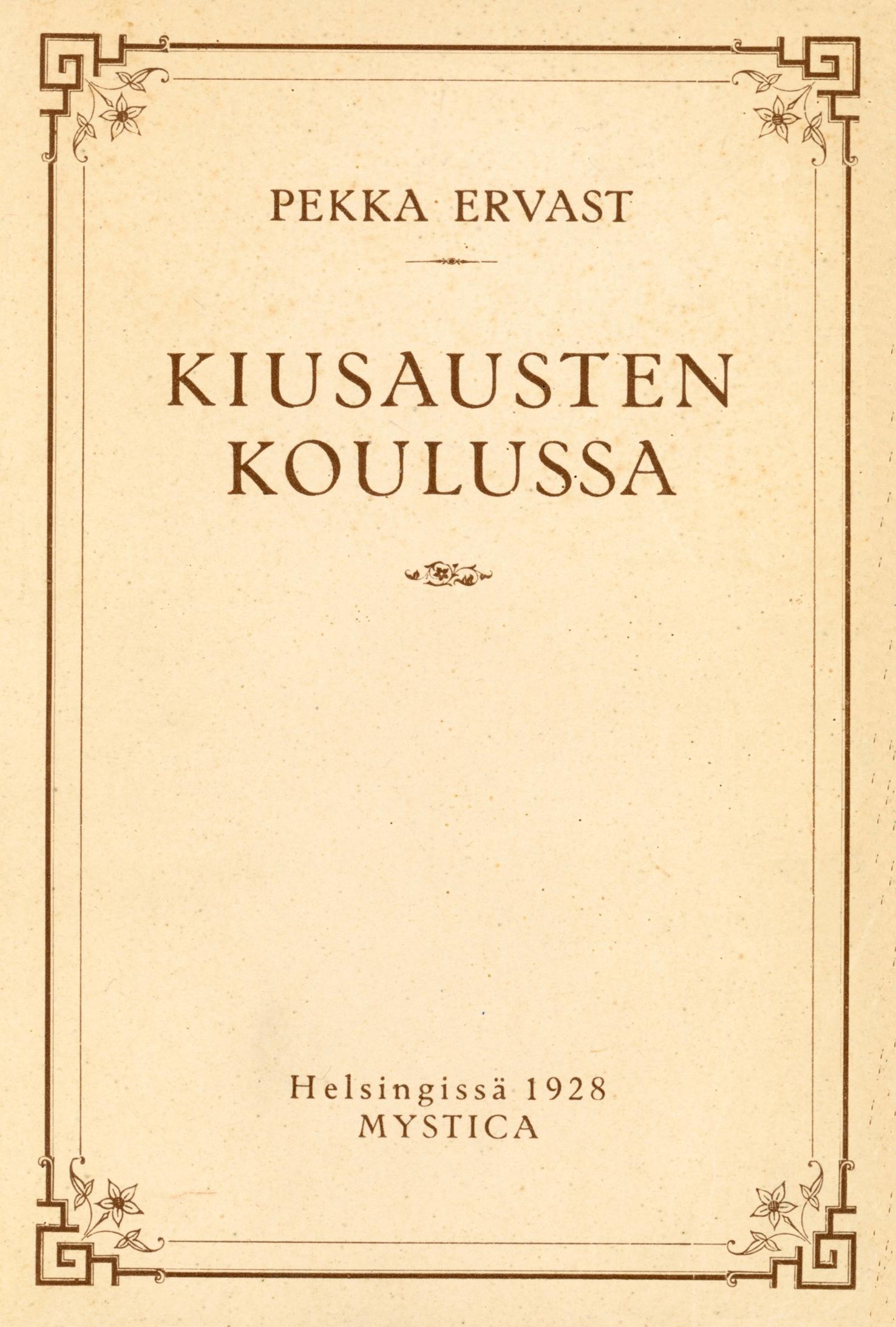 Kiusausten koulussa