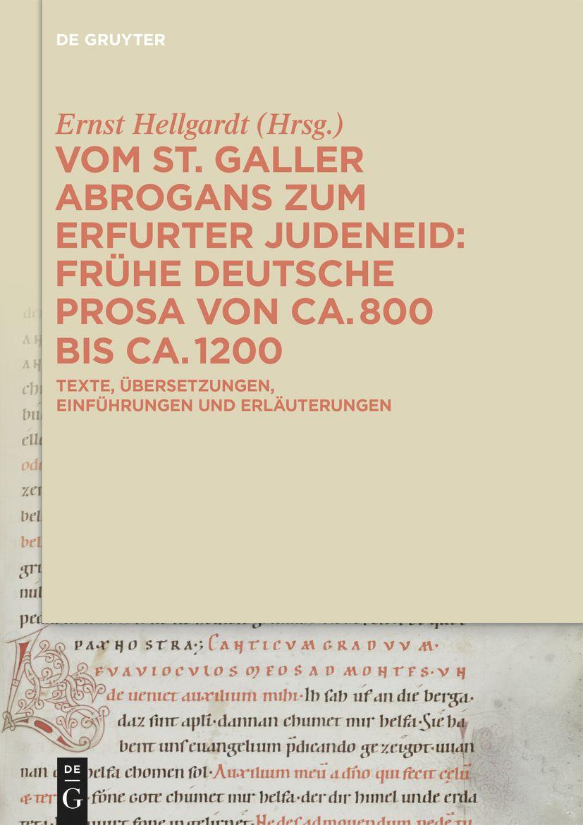 Vom St. Galler Abrogans zum Erfurter Judeneid