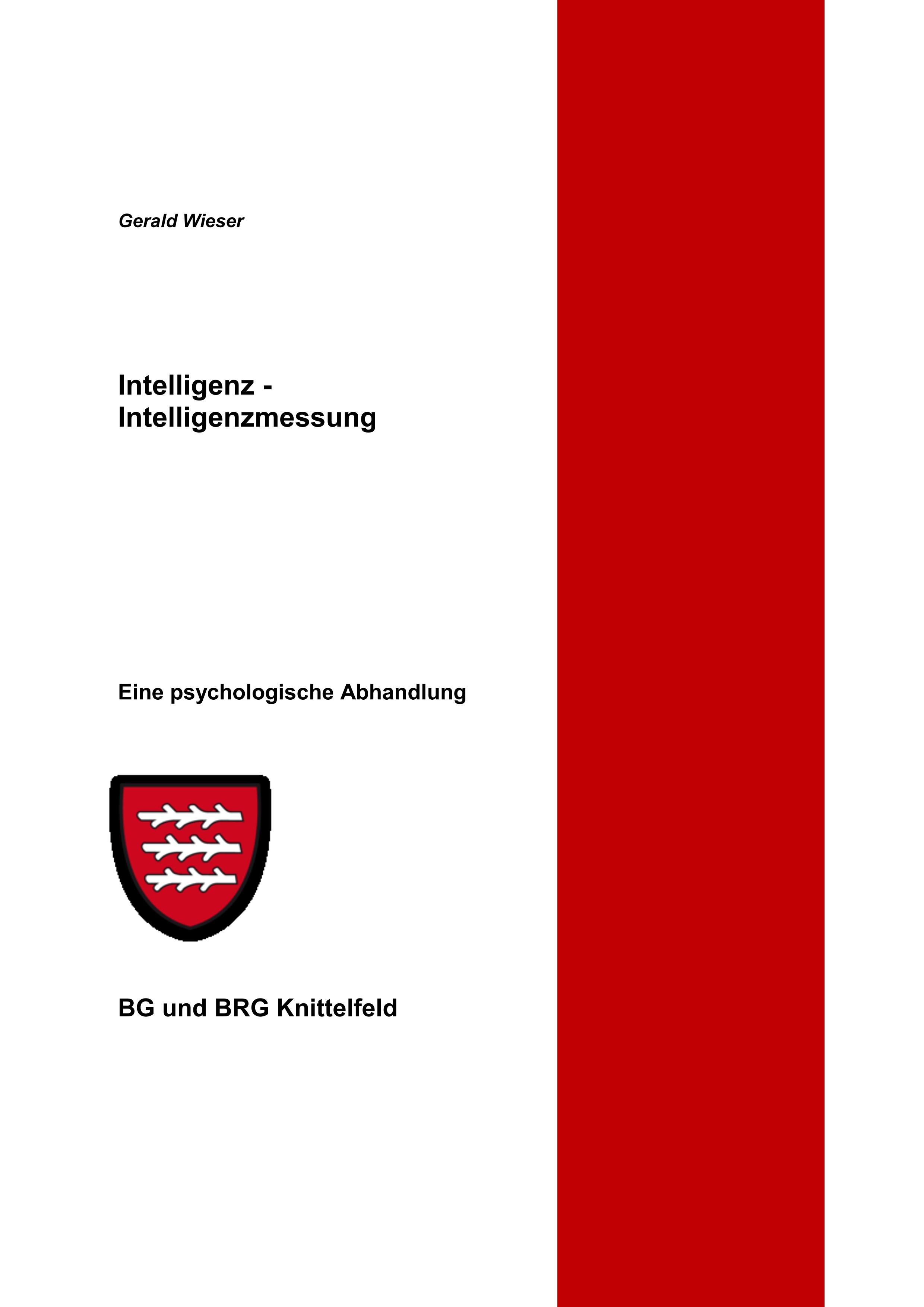 Intelligenz - Intelligenzmessung