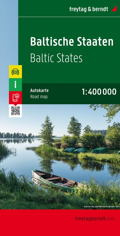 Baltische Staaten / Baltic States 1 : 400 000  Autokarte