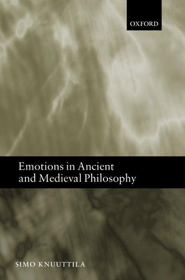 Emotions in Ancient and Medieval Philosophy