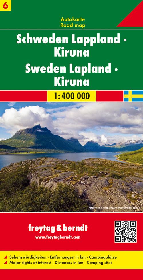 FuB Schweden 06 Lappland / Kiruna 1 : 400 000. Autokarte