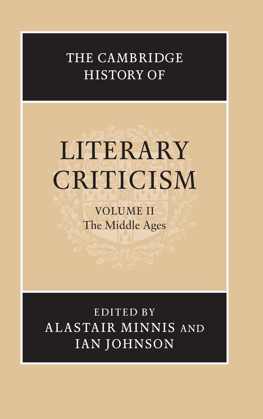 The Cambridge History of Literary Criticism