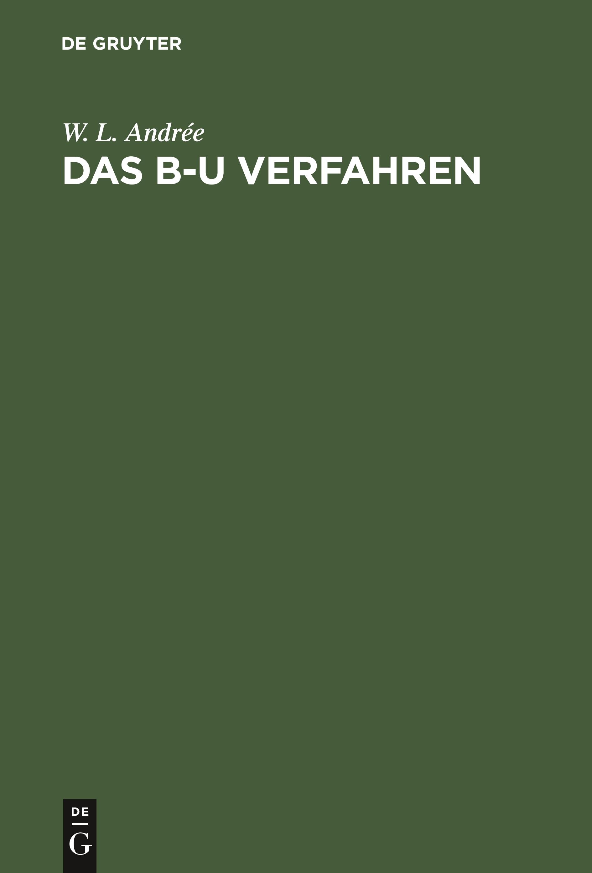 Das B-U Verfahren