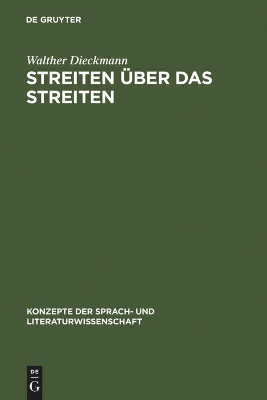 Streiten über das Streiten