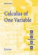 Calculus of One Variable