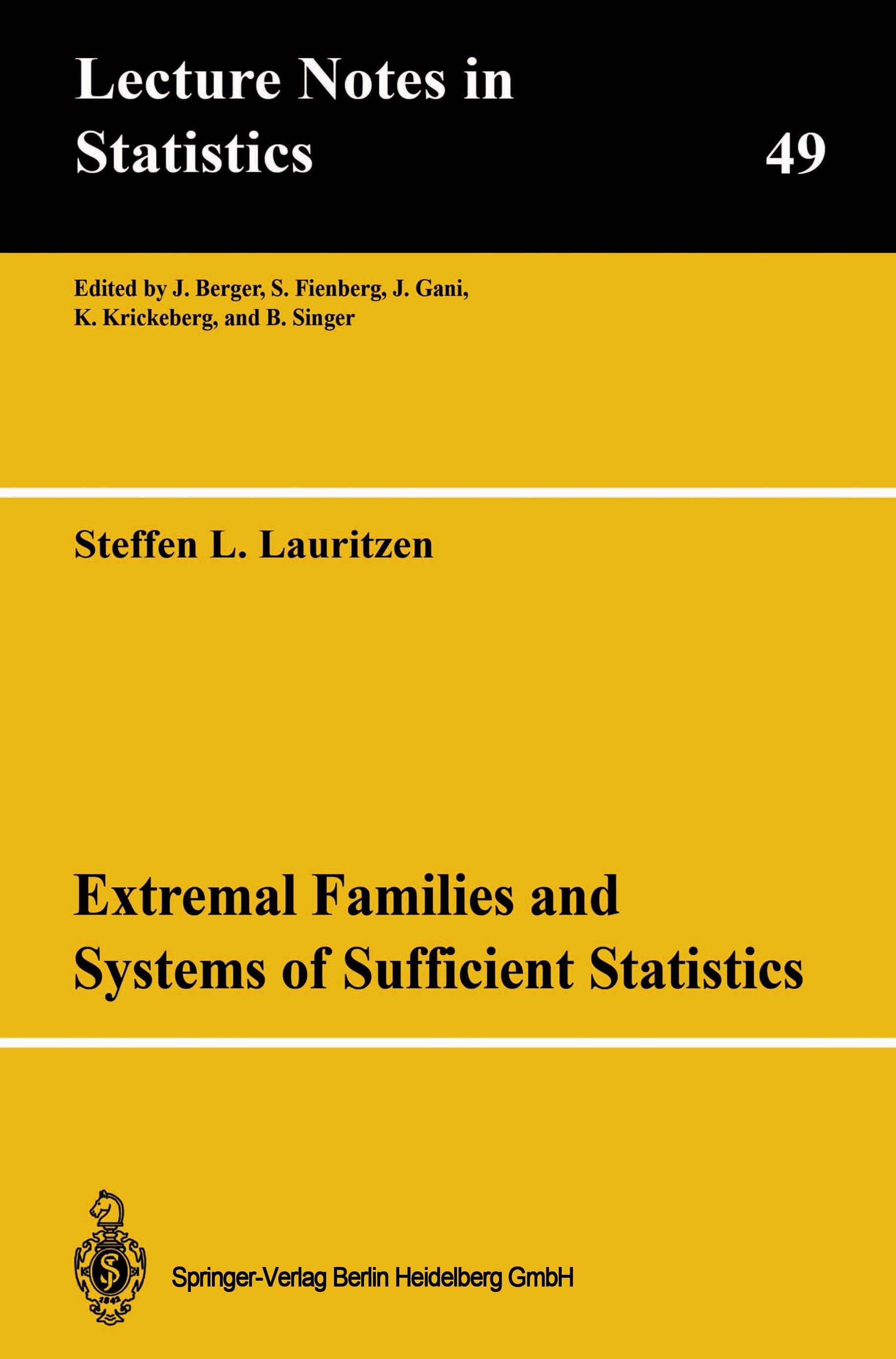 Extremal Families and Systems of Sufficient Statistics