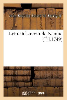 Lettre À l'Auteur de Nanine