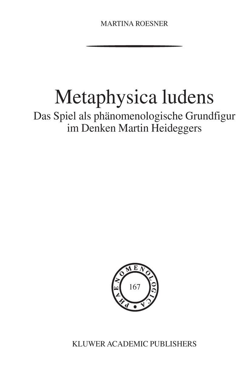 Metaphysica Ludens