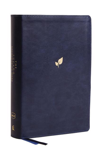 Nkjv, Lucado Encouraging Word Bible, Blue, Leathersoft, Thumb Indexed, Comfort Print