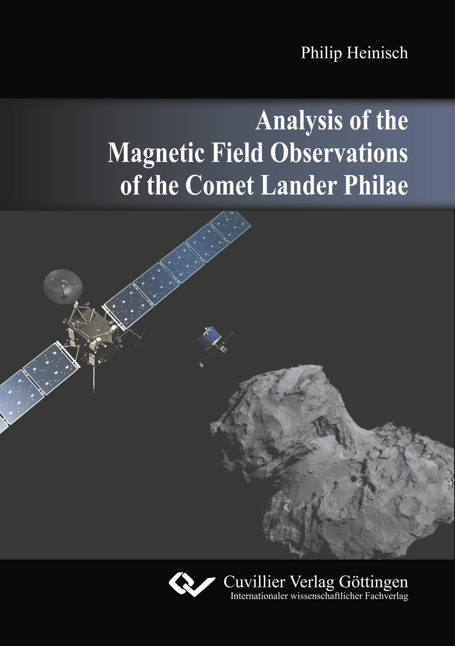 Analysis of the Magnetic Field Observations of the Comet Lander Philae