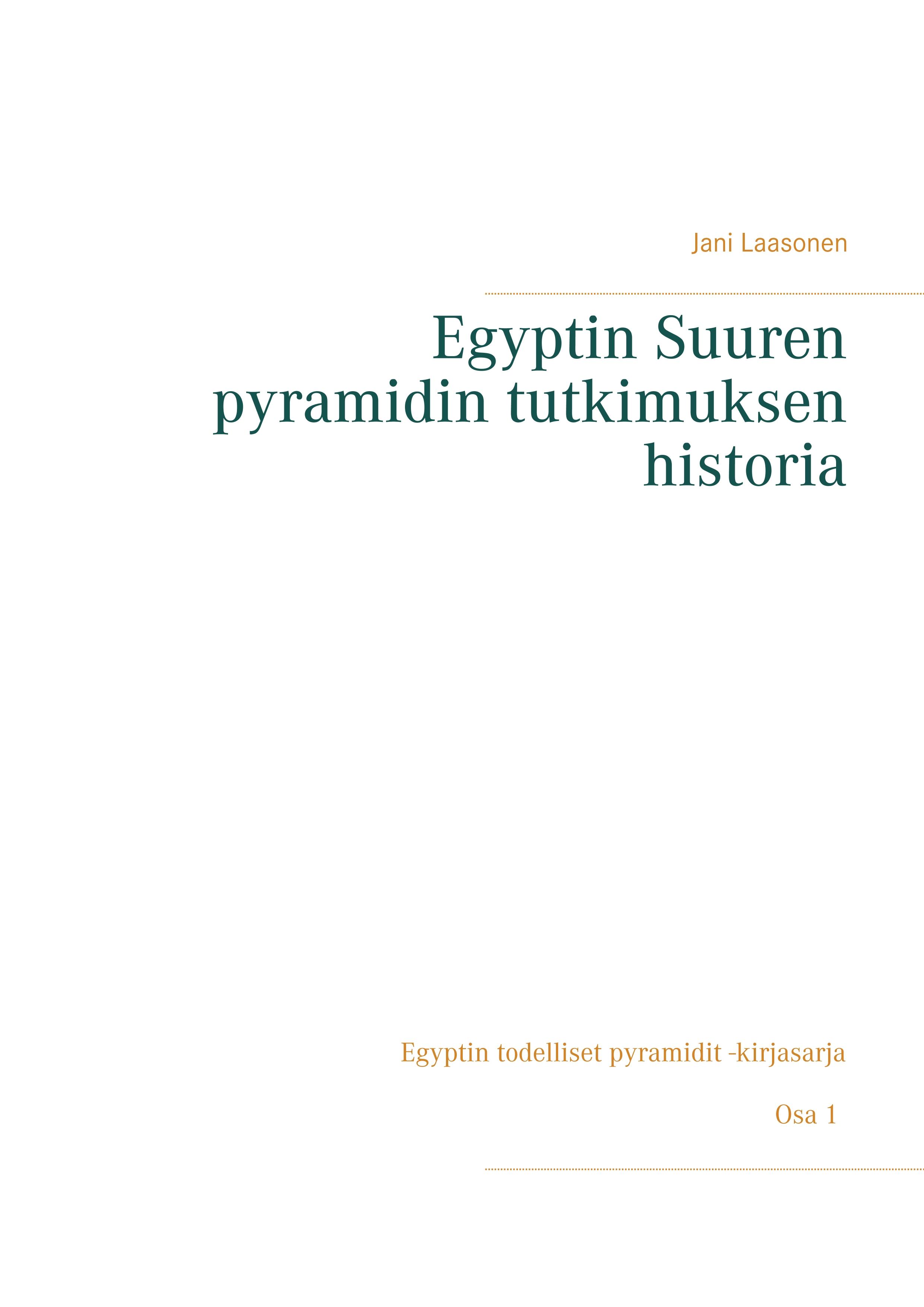 Egyptin Suuren pyramidin tutkimuksen historia