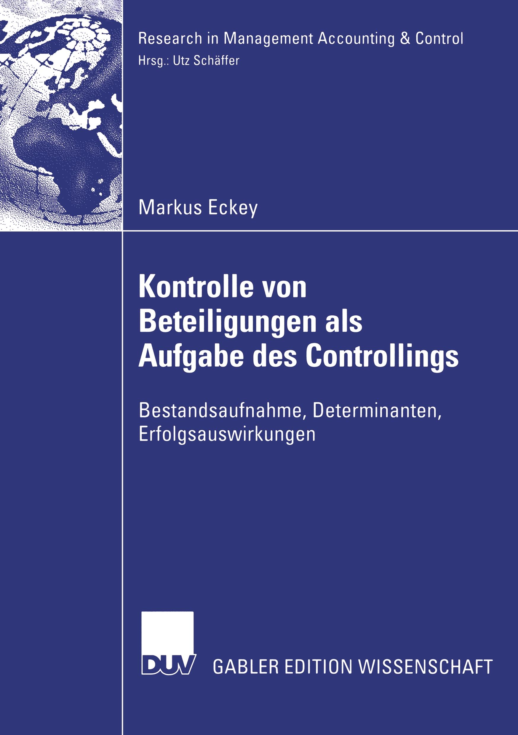 Kontrolle von Beteiligungen als Aufgabe des Controllings