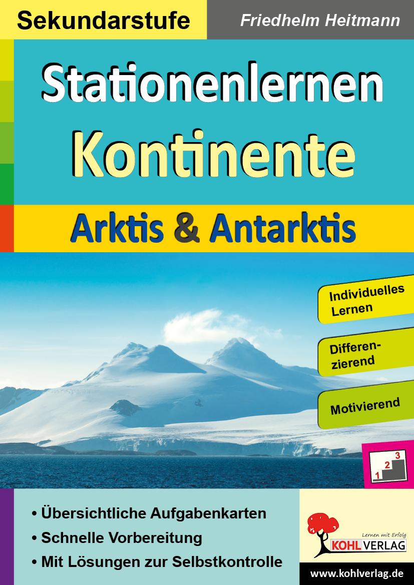 Stationenlernen Kontinente / Arktis & Antarktis