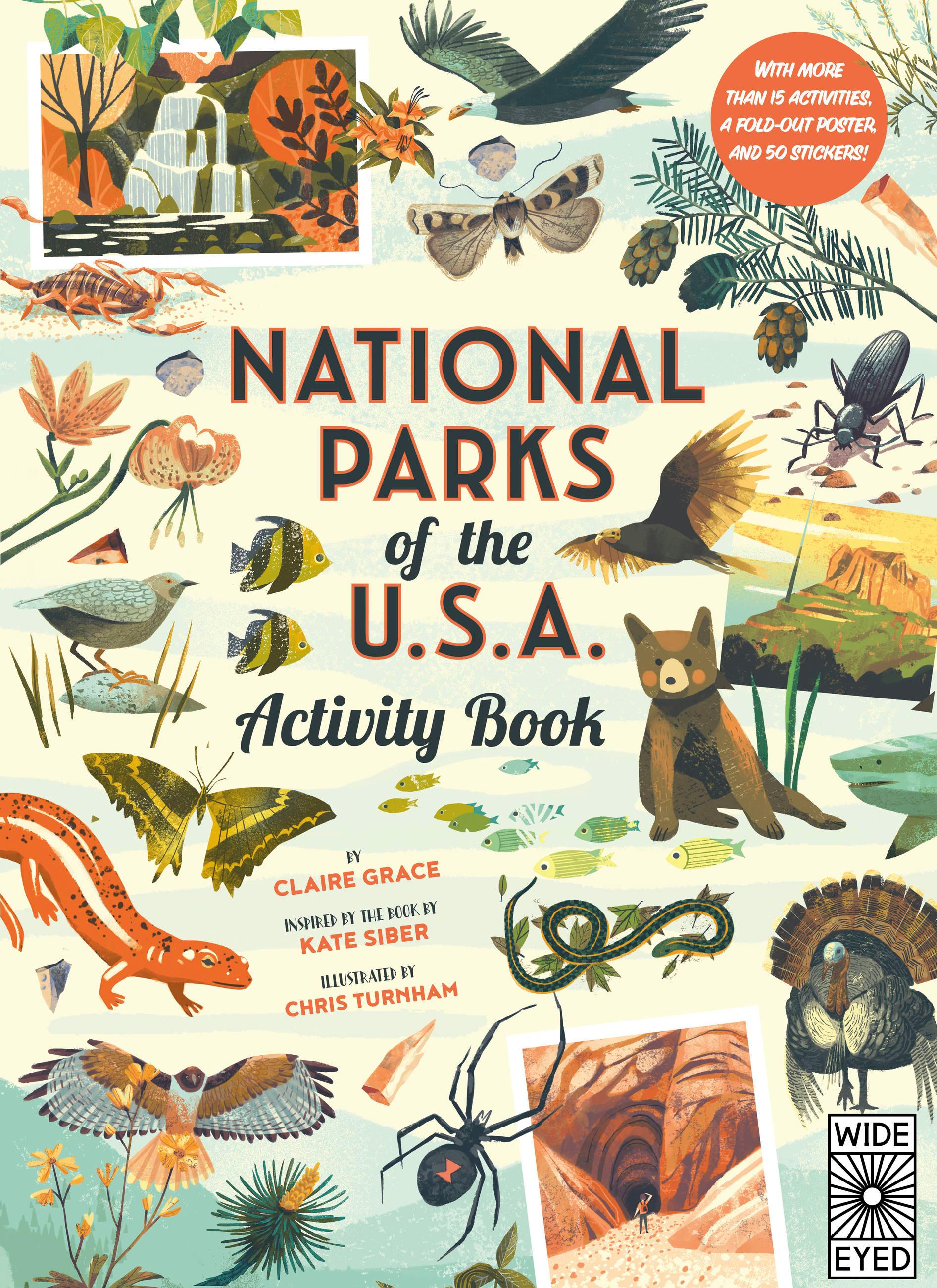 National Parks of the Usa: Activity Book