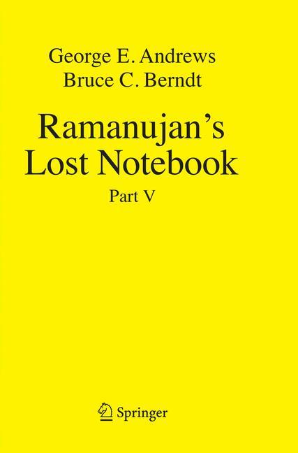 Ramanujan's Lost Notebook