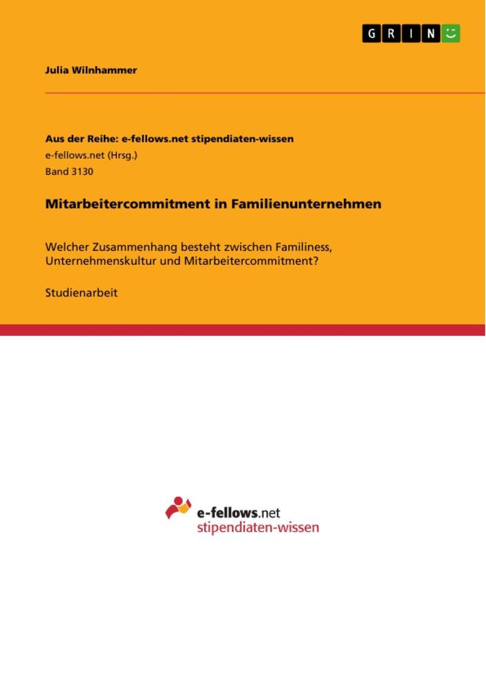 Mitarbeitercommitment in Familienunternehmen