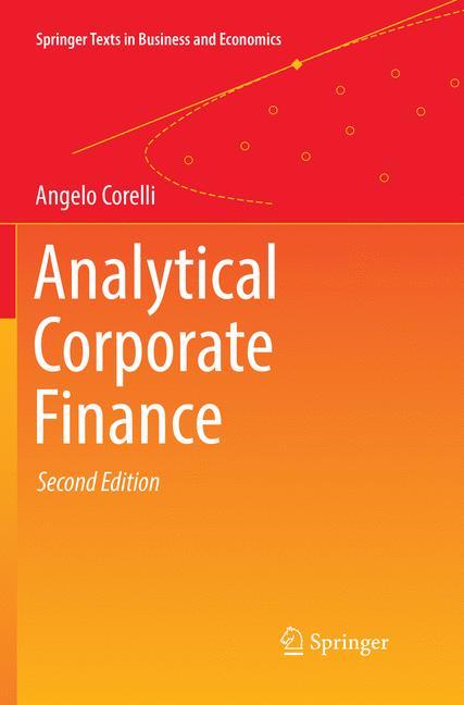 Analytical Corporate Finance