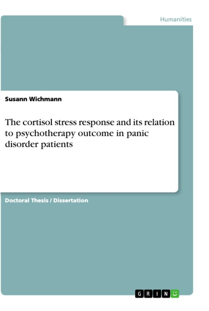 The cortisol stress response and its relation to psychotherapy outcome in panic disorder patients