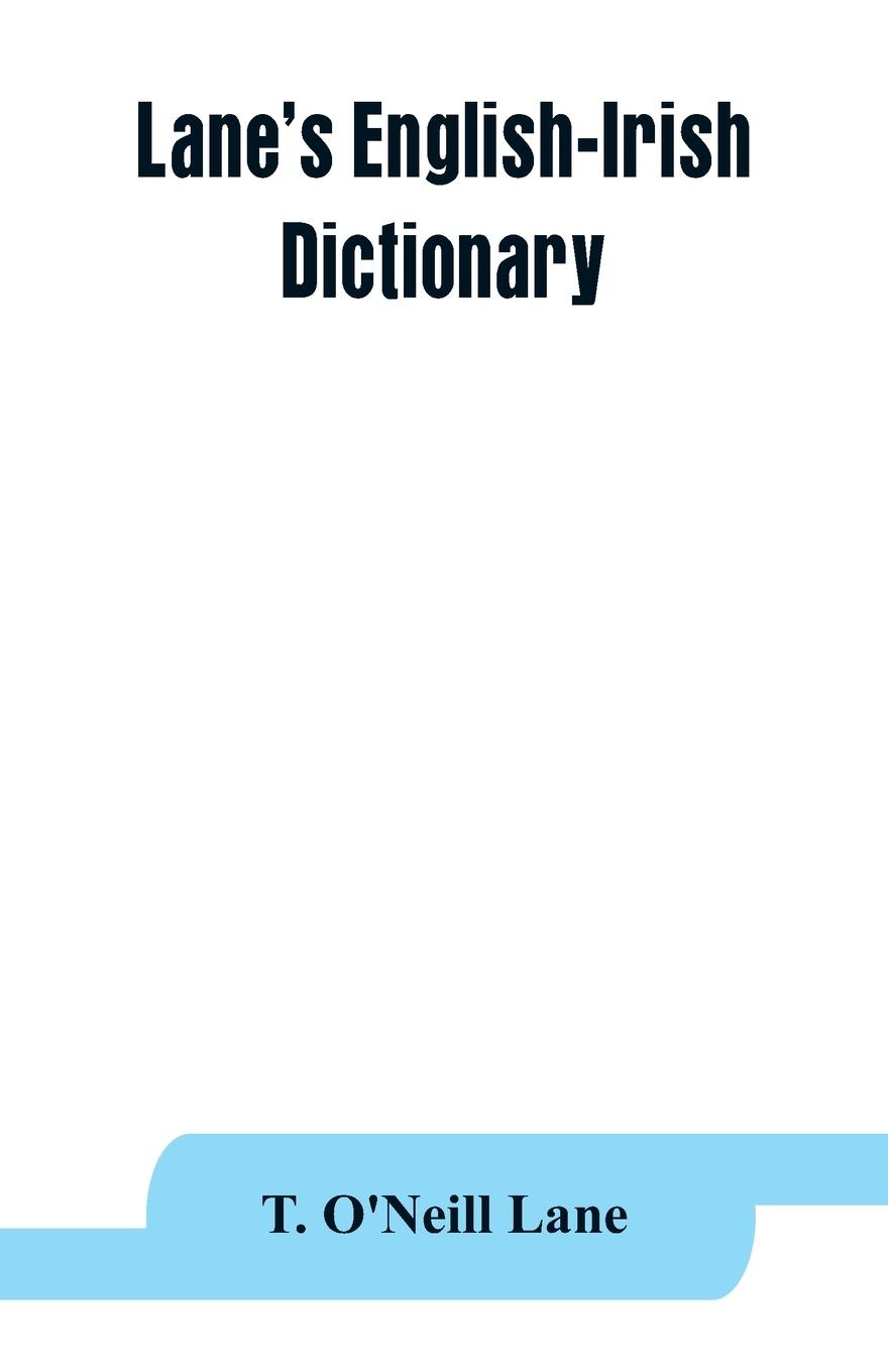 Lane's English-Irish dictionary