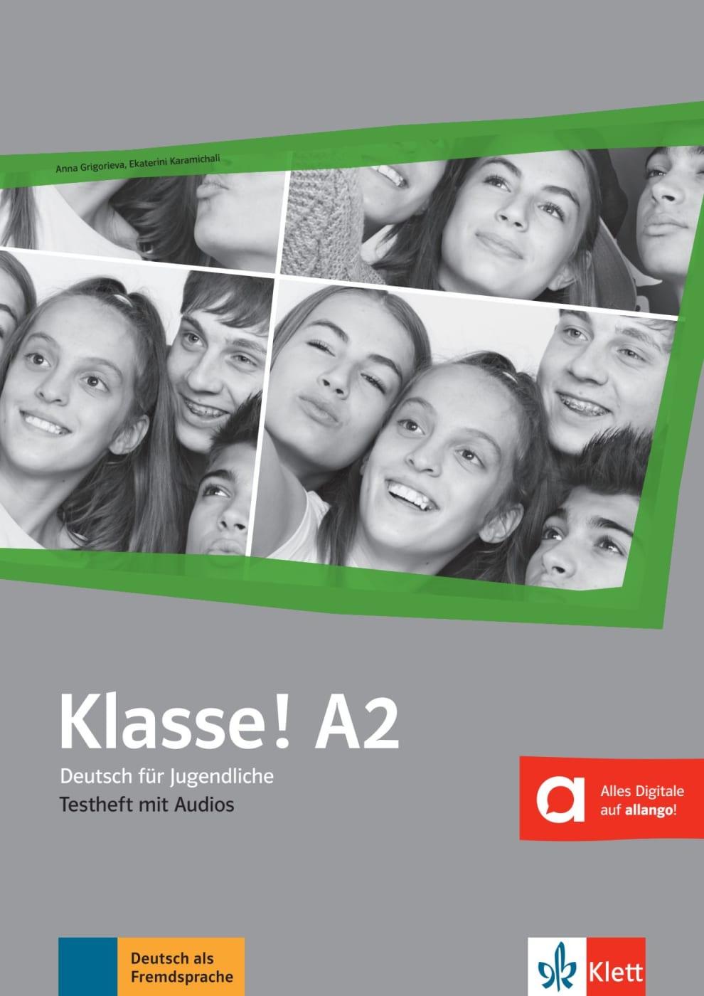 Klasse! A2. Testheft mit Audios online