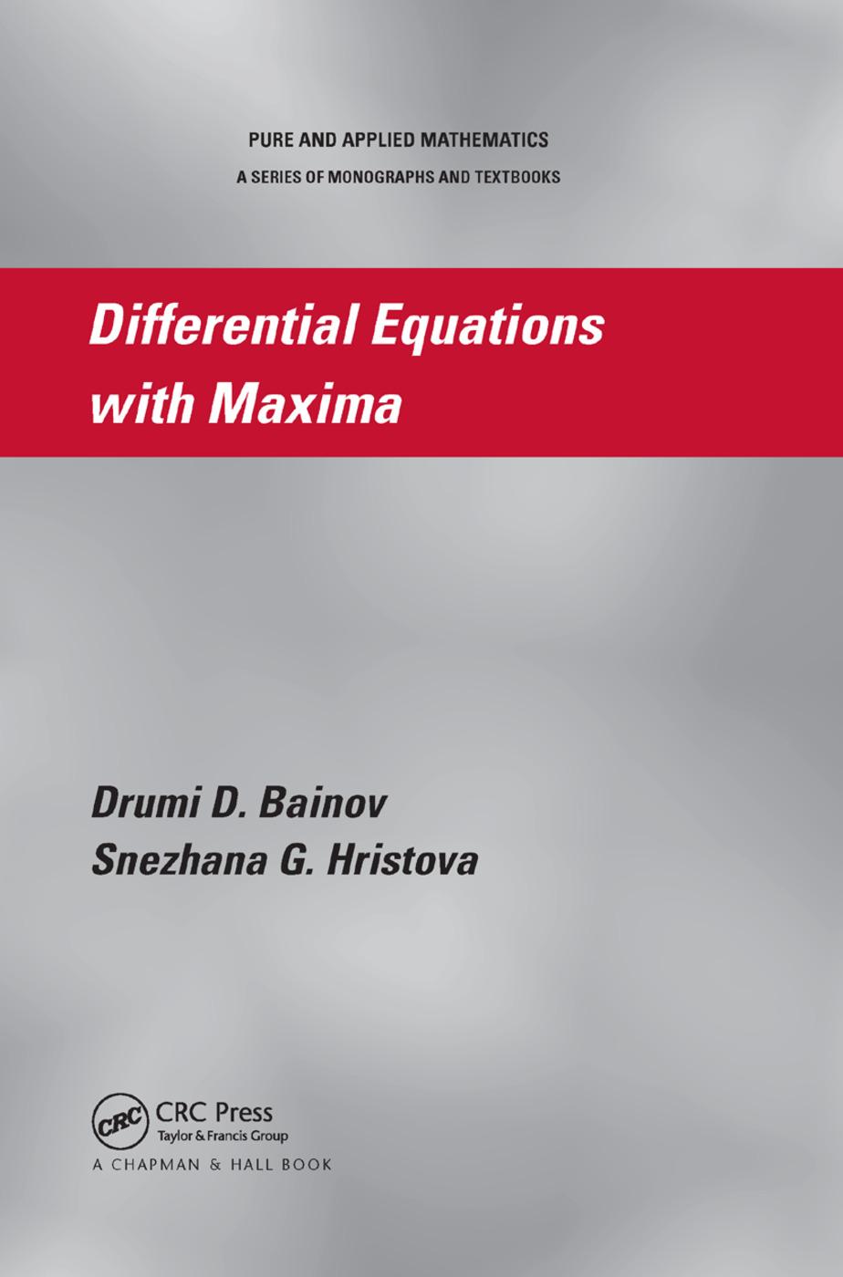 Differential Equations with Maxima