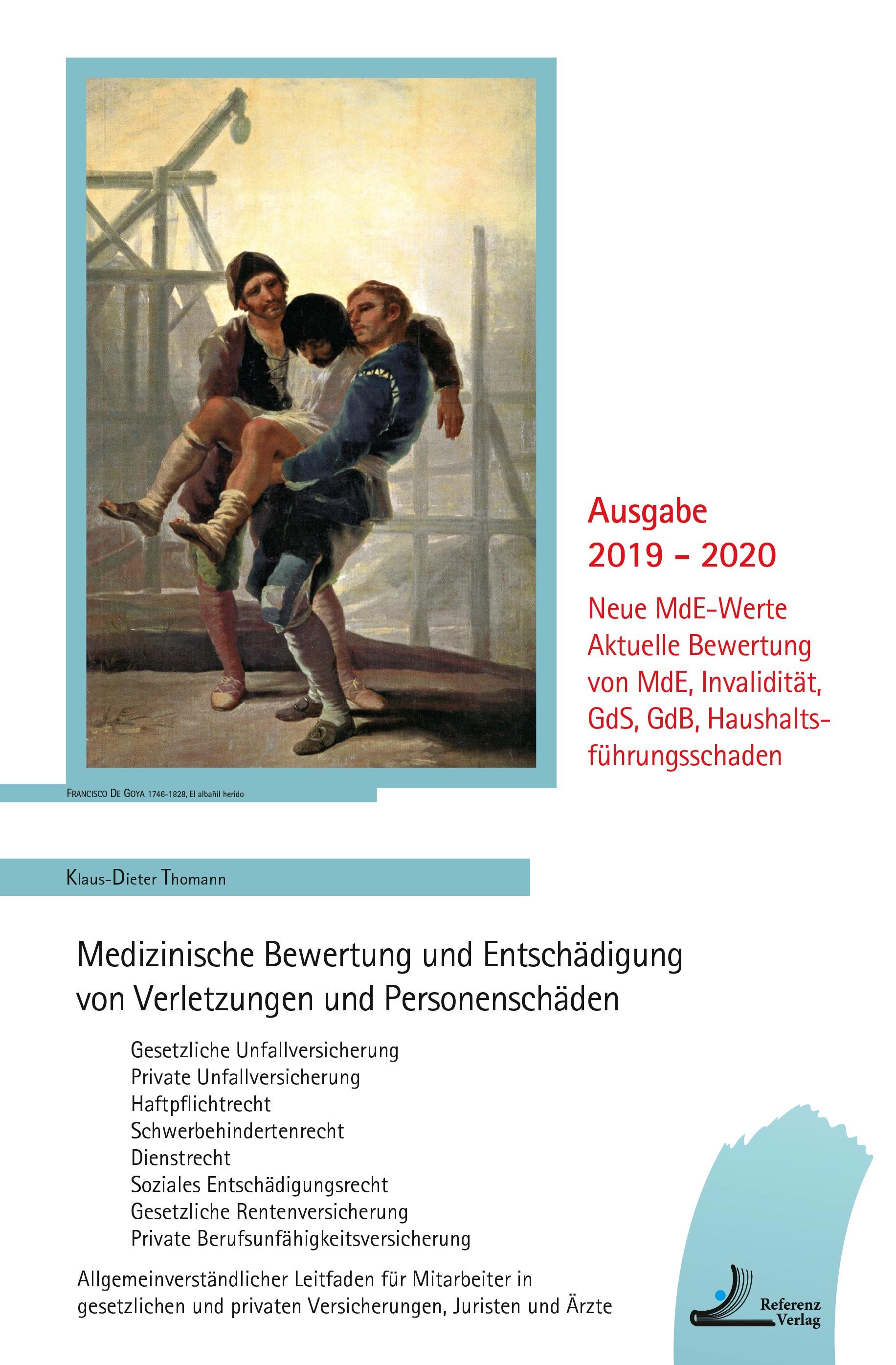 Medizinische Bewertung und Entschädigung von Verletzungen und Personenschäden