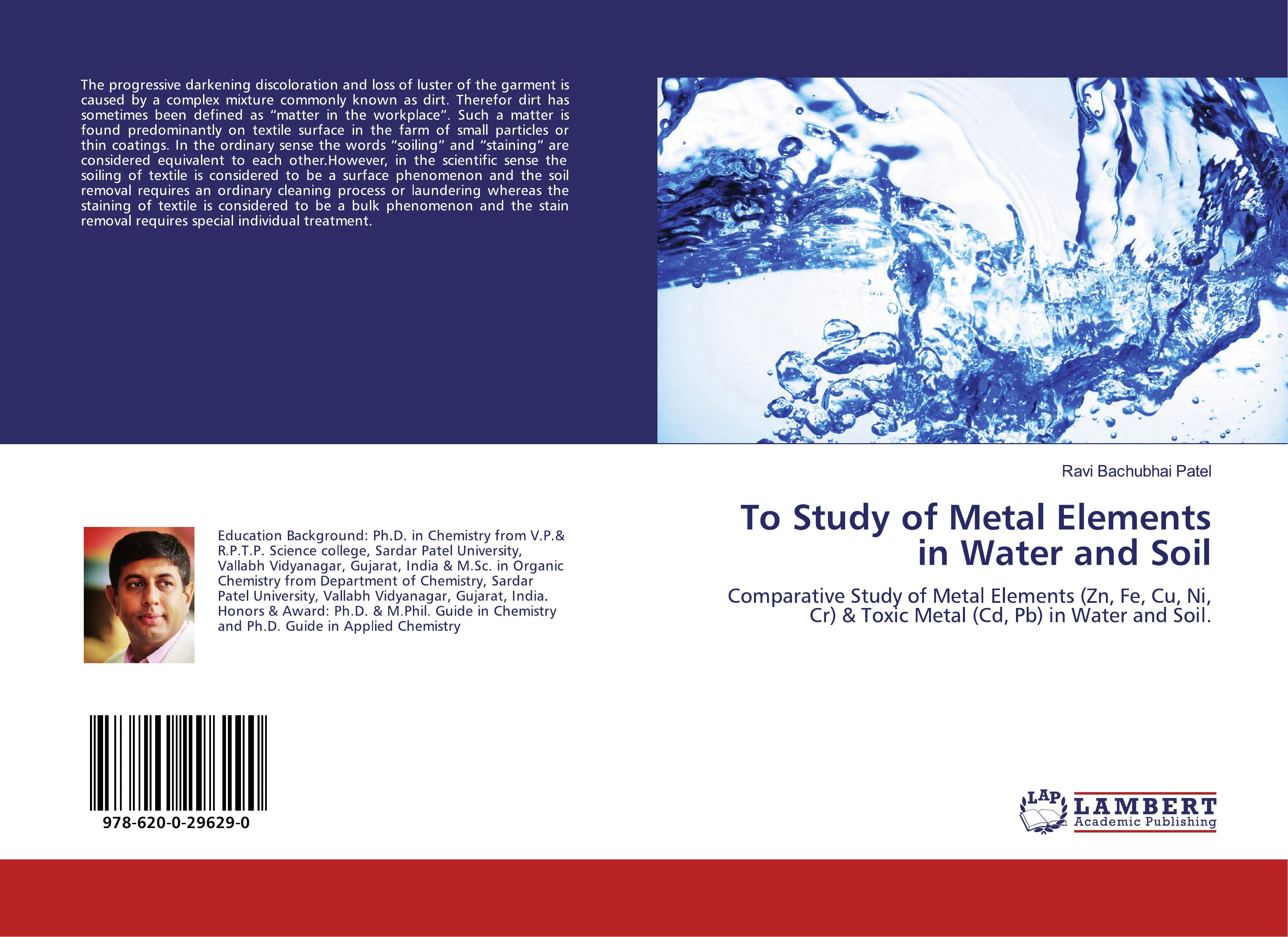 To Study of Metal Elements in Water and Soil