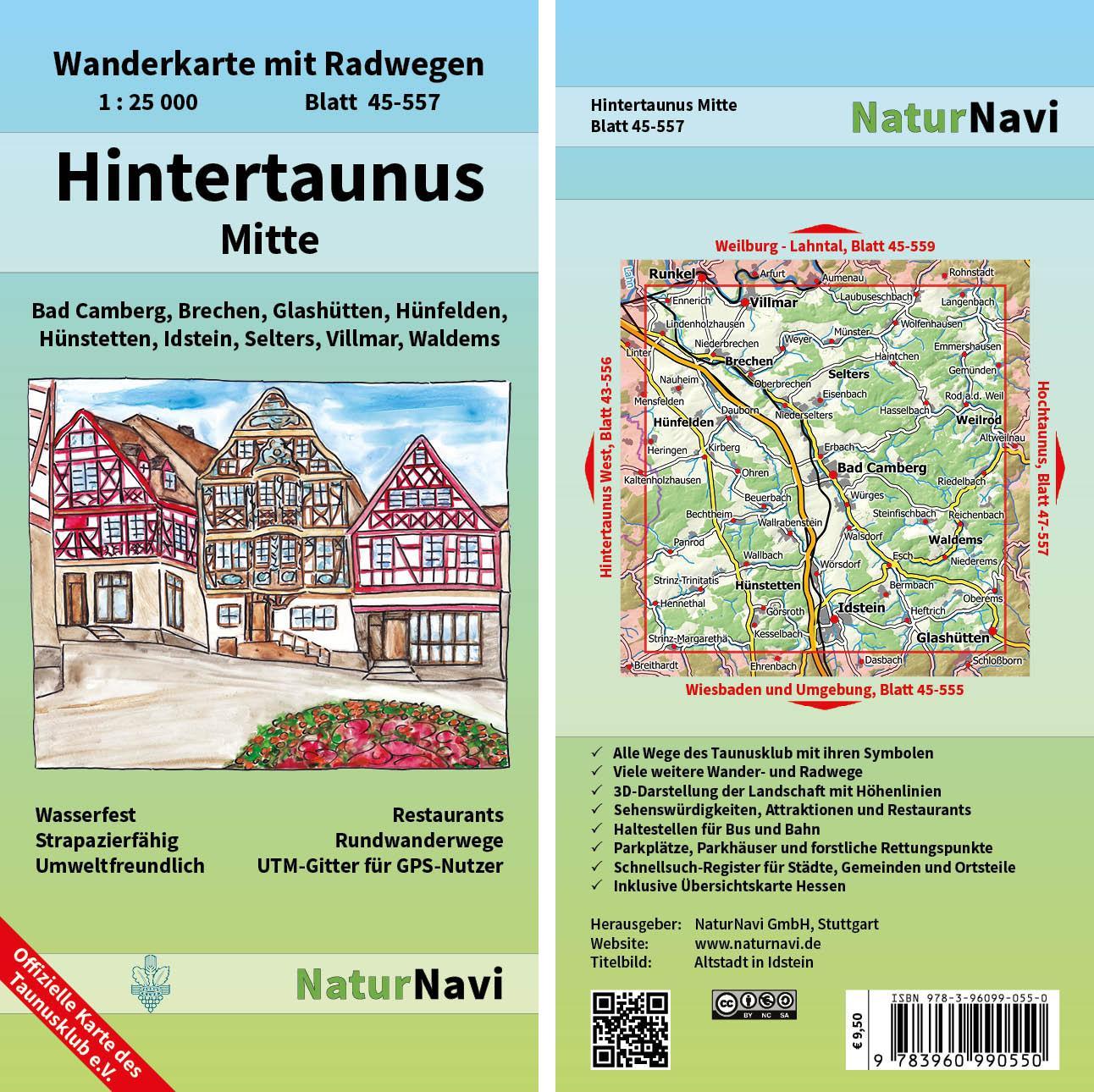 Hintertaunus Mitte 1 : 25 000, Blatt 45-557