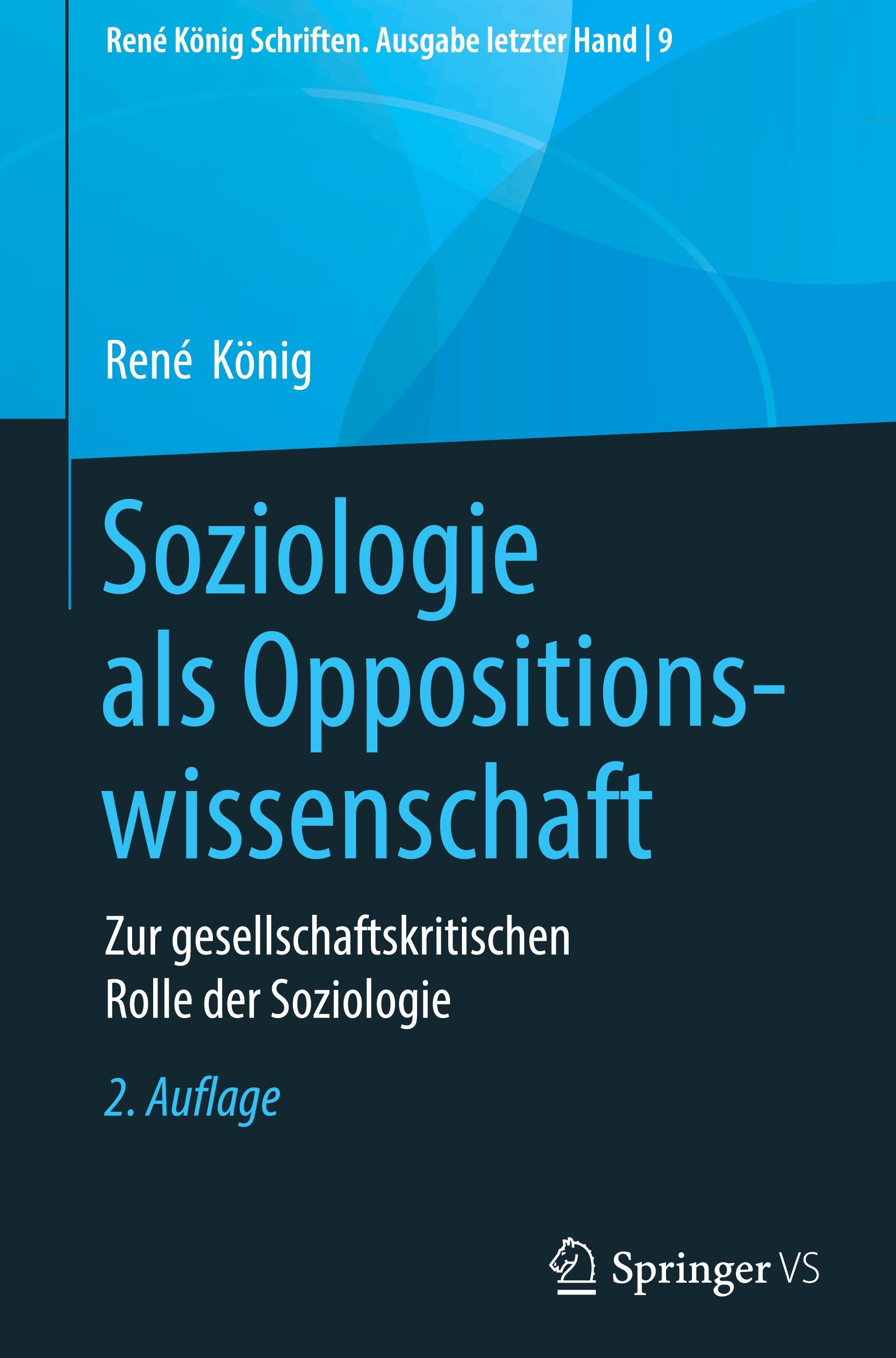 Soziologie als Oppositionswissenschaft