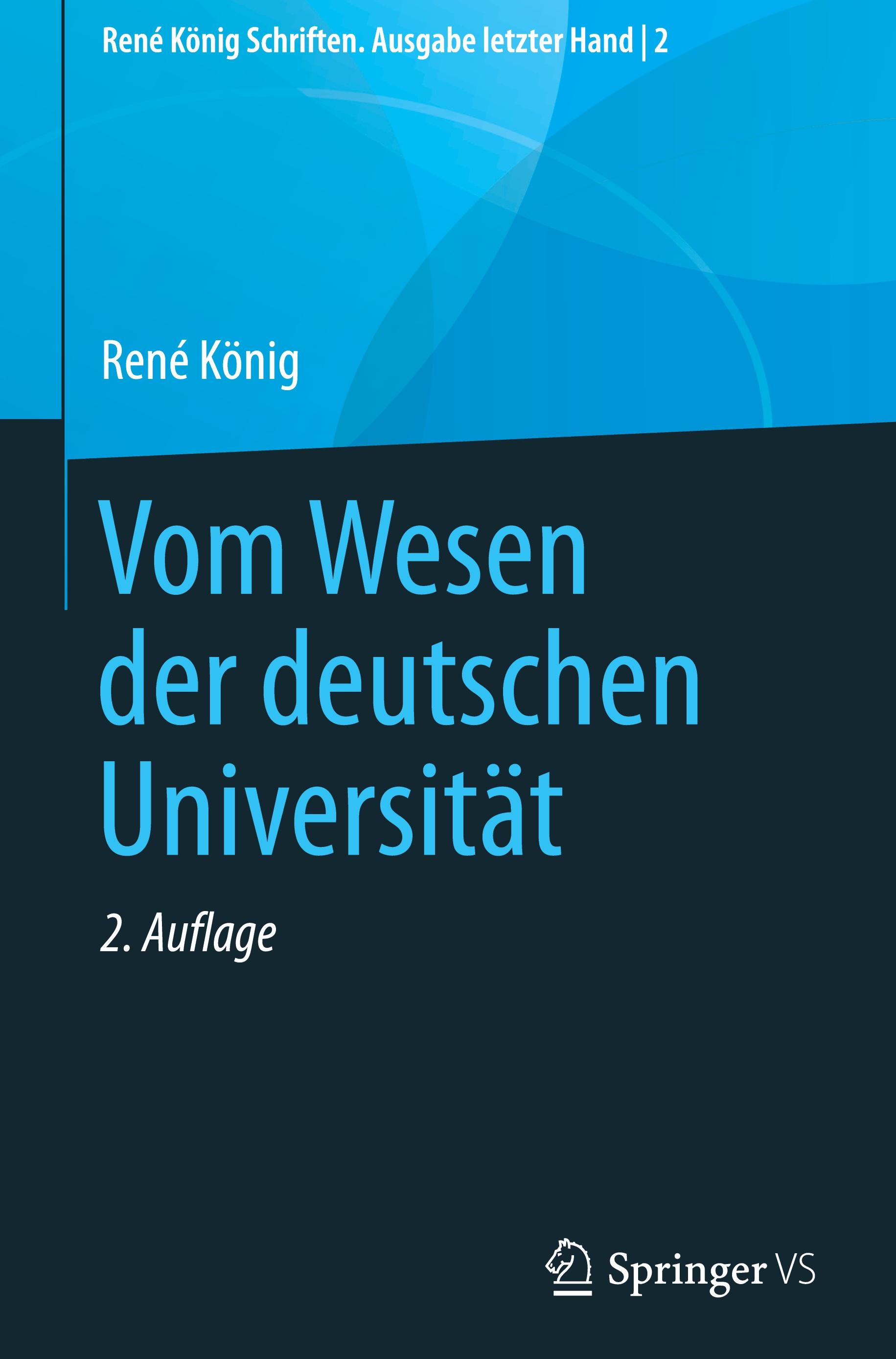 Vom Wesen der deutschen Universität