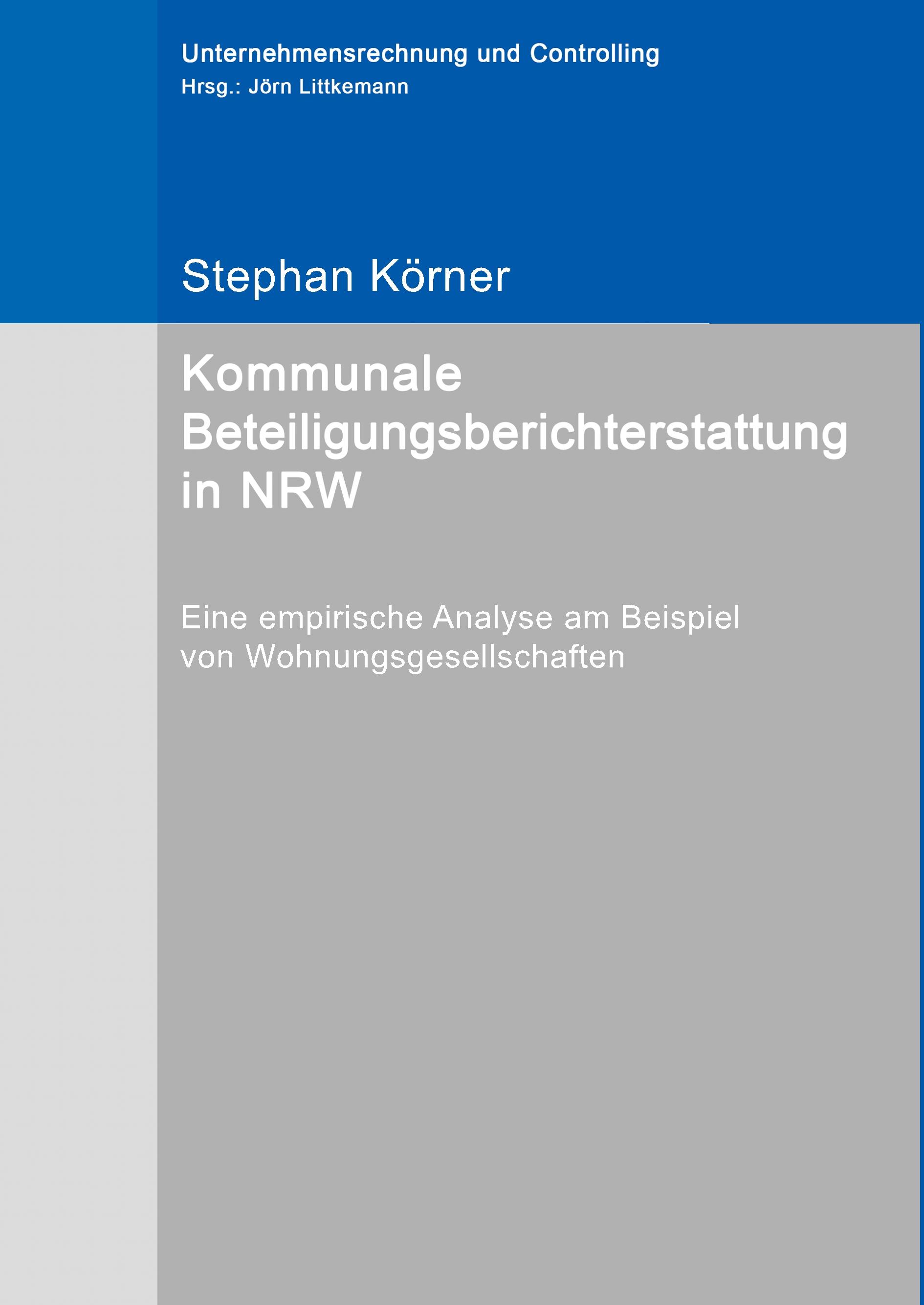 Kommunale Beteiligungsberichterstattung in NRW