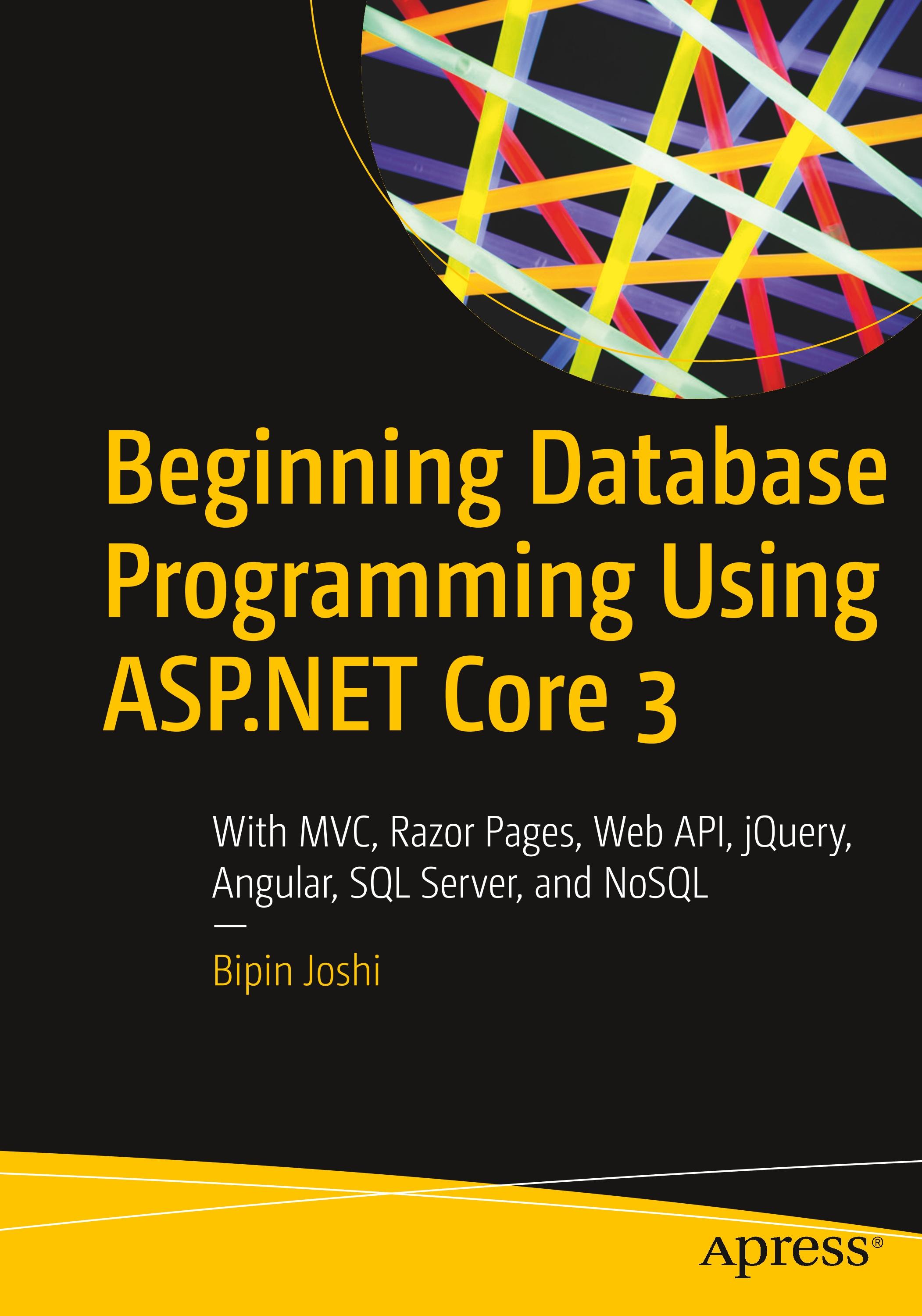 Beginning Database Programming Using ASP.NET Core 3