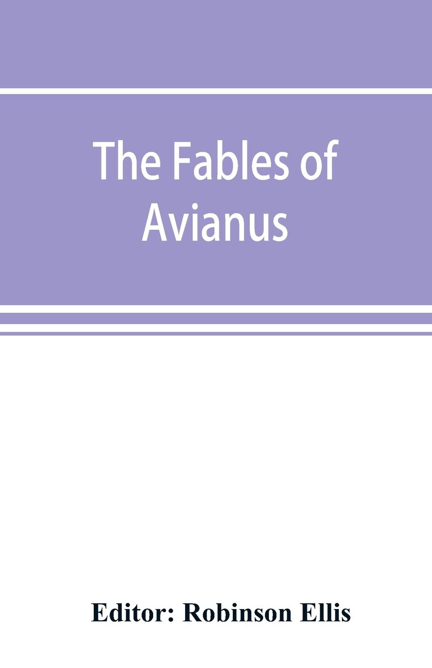 The fables of Avianus