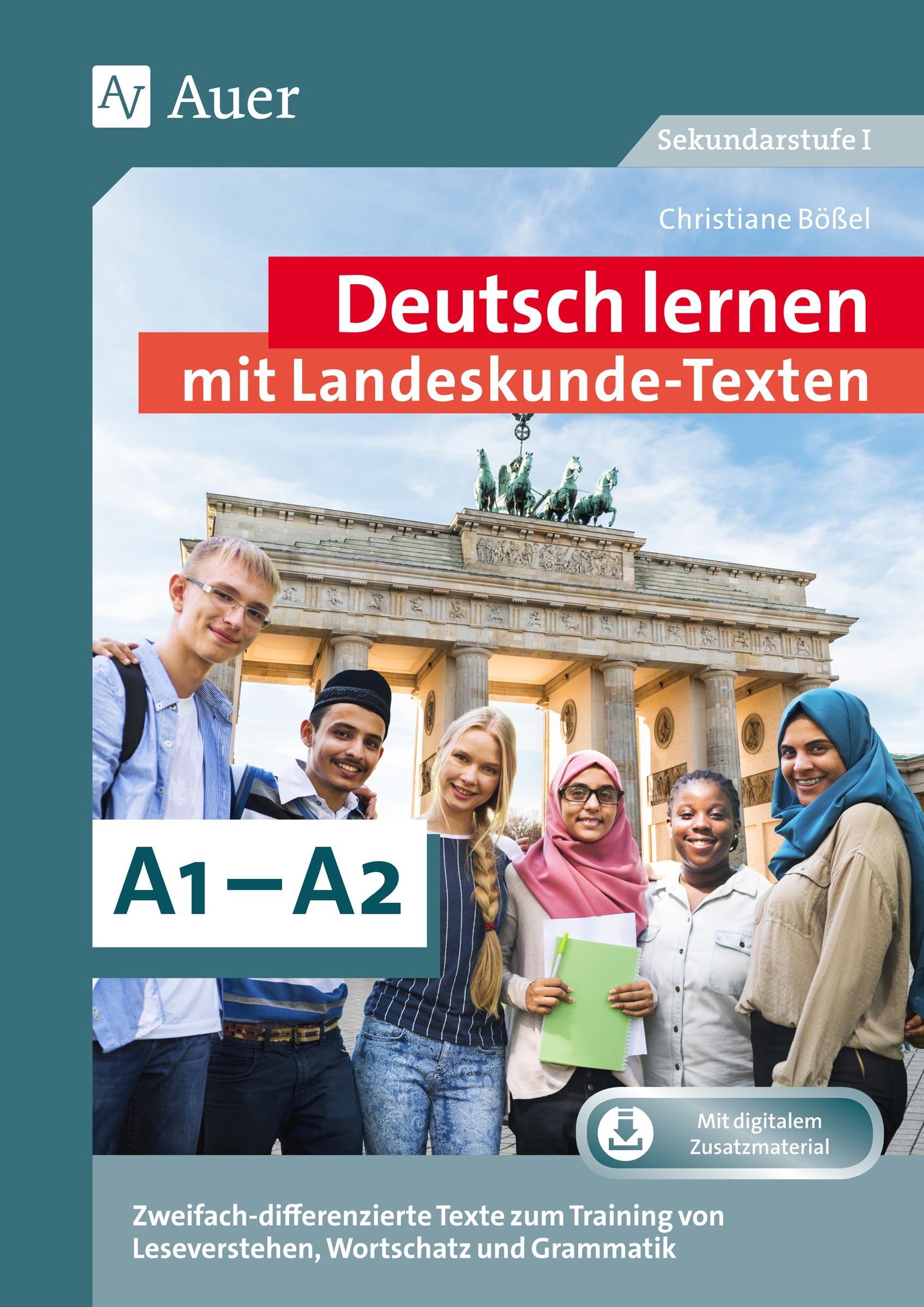 Deutsch lernen mit Landeskunde - Texten A1 - A2