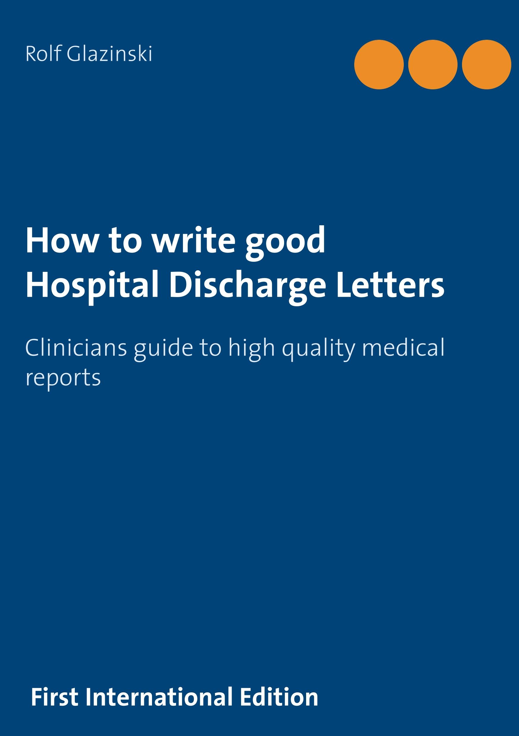 How to write good Hospital Discharge Letters