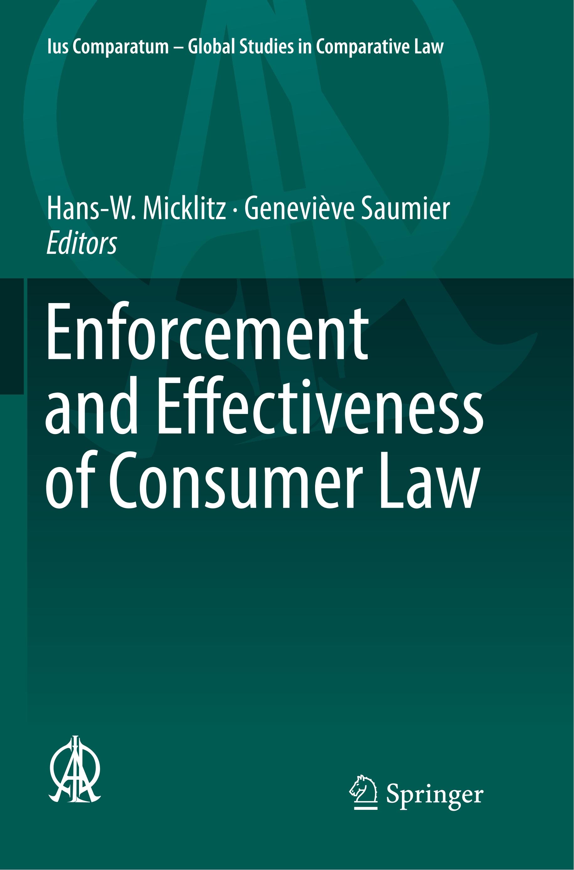 Enforcement and Effectiveness of Consumer Law