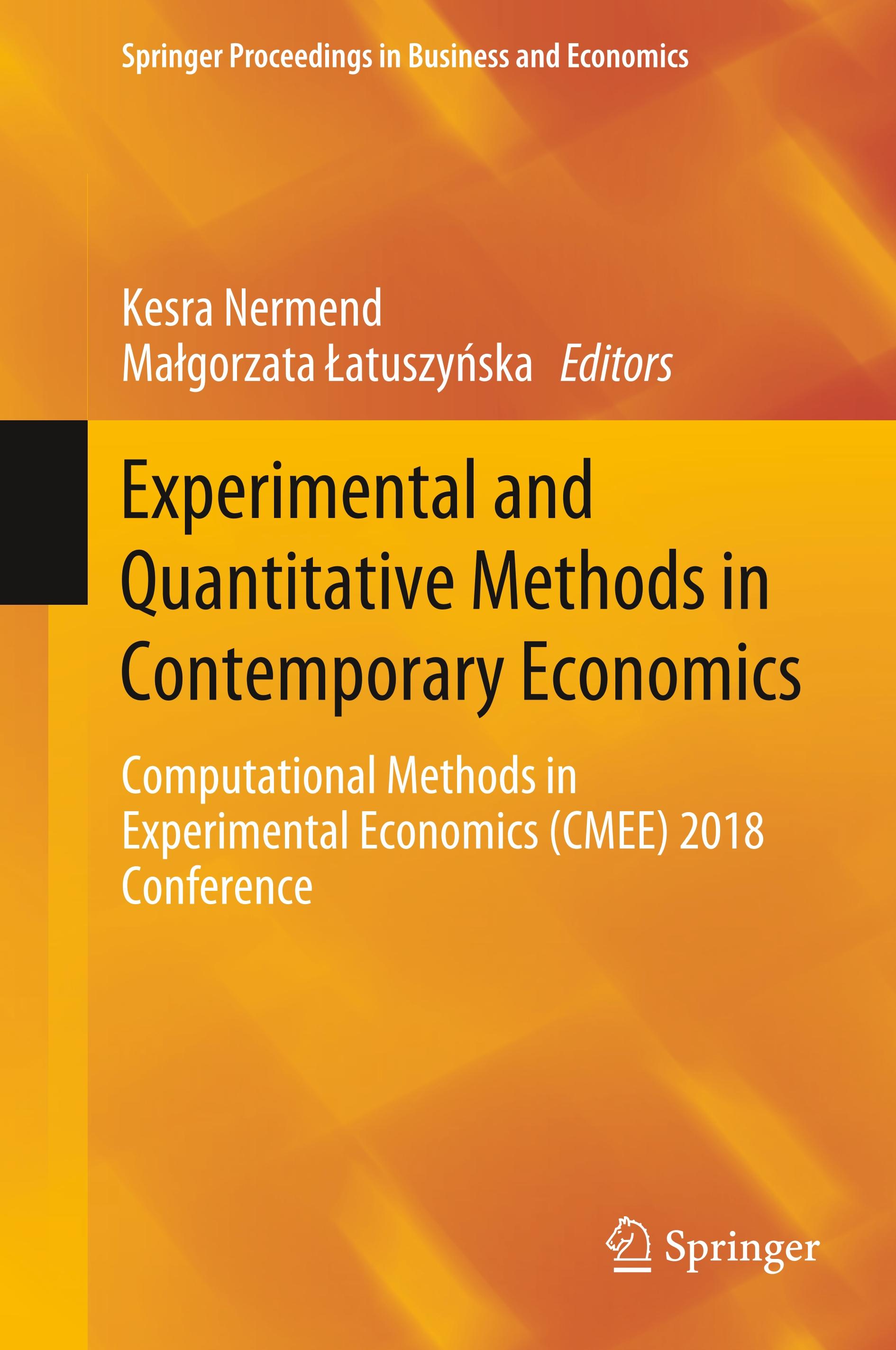 Experimental and Quantitative Methods in Contemporary Economics