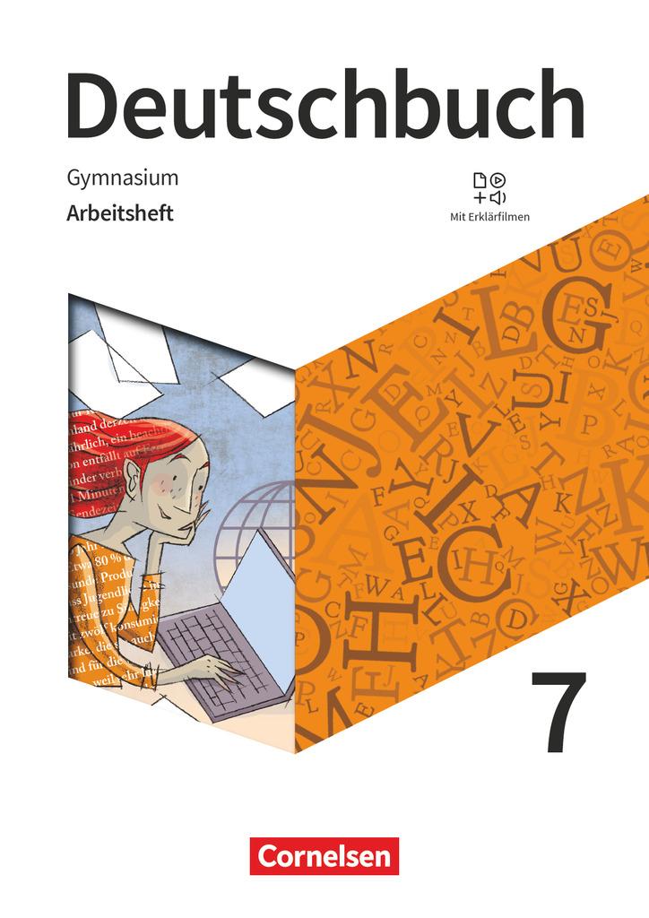 Deutschbuch Gymnasium 7. Schuljahr - Zu den Ausgaben Allg. Ausg., NDS - Arbeitsheft mit Lösungen